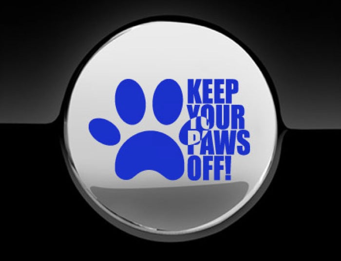 Keep Your Paws Off Fuel Cap Cover Car Sticker