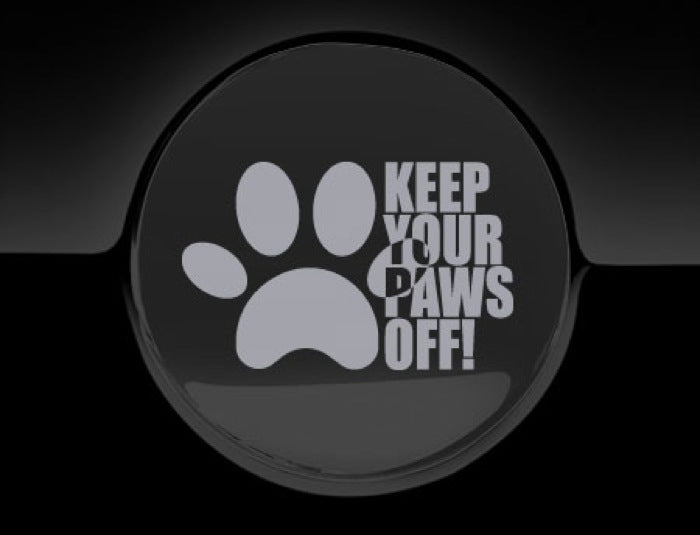 Keep Your Paws Off Fuel Cap Cover Car Sticker